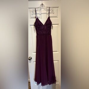 Elegant Purple Women's Dress